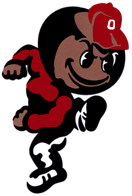 Ohio State Buckeyes 1981-1994 Mascot Logo iron on paper